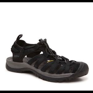 NWT KEEN Whisper Sport Sandals - Black